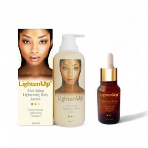 LightenUp Anti-Aging Lightening Body Lotion & Serum Set